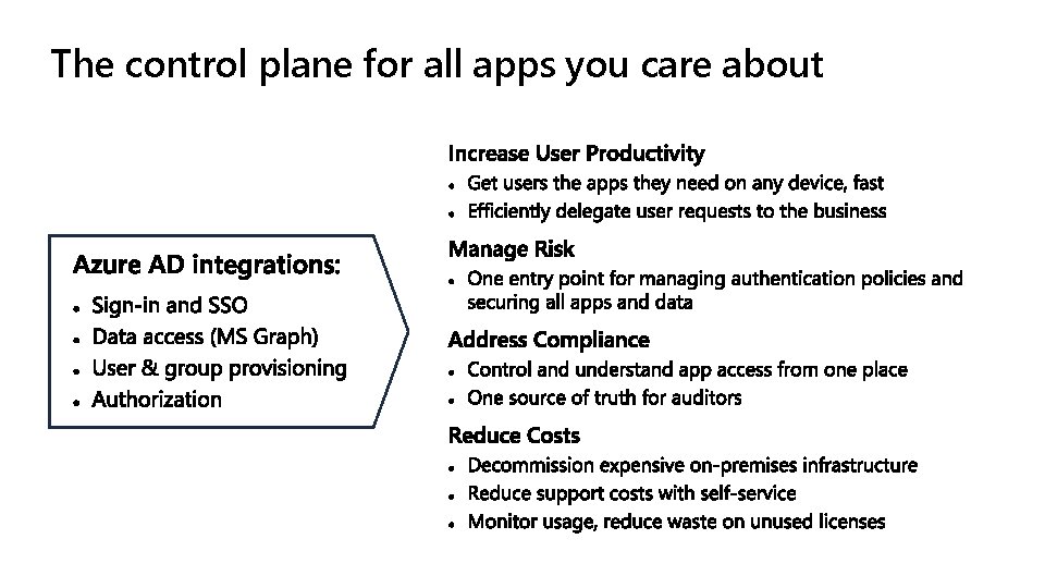 The control plane for all apps you care about 