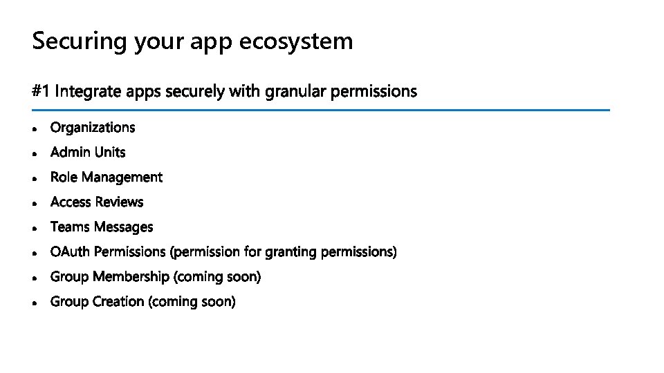 Securing your app ecosystem 