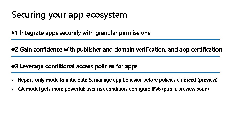 Securing your app ecosystem 