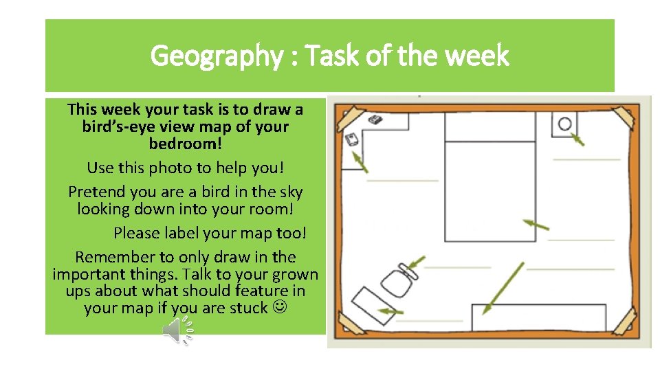 Geography : Task of the week This week your task is to draw a