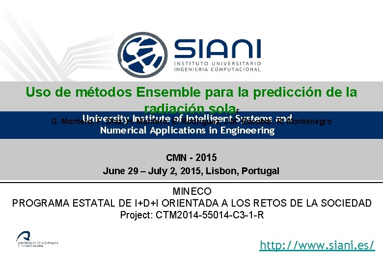 Uso de métodos Ensemble para la predicción de la radiación solar University of. Rodríguez,