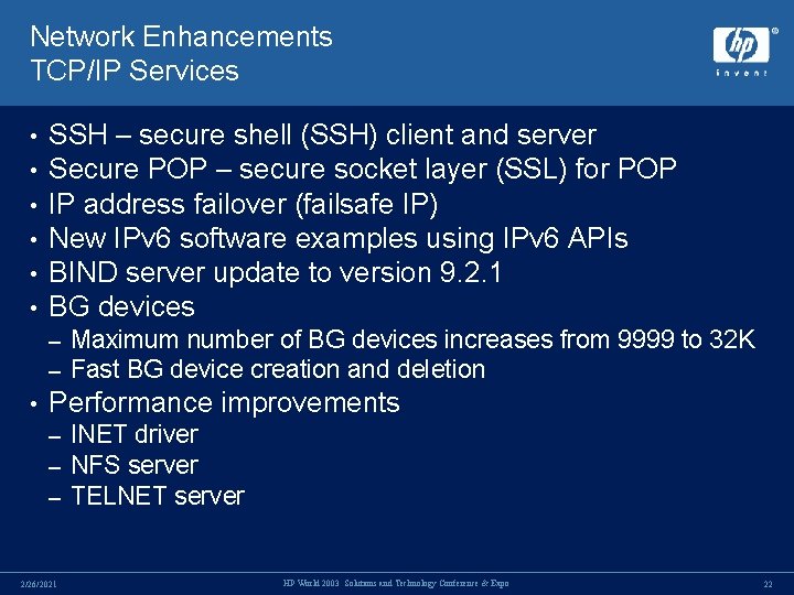 Network Enhancements TCP/IP Services • • • SSH – secure shell (SSH) client and Network Enhancements TCP/IP Services • • • SSH – secure shell (SSH) client and