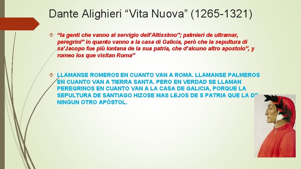 Dante Alighieri “Vita Nuova” (1265 -1321) “la genti che vanno al servigio dell’Altissimo”; palmieri Dante Alighieri “Vita Nuova” (1265 -1321) “la genti che vanno al servigio dell’Altissimo”; palmieri