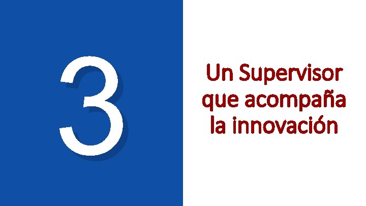 3 Un Supervisor que acompaña la innovación 