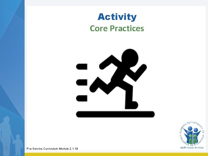 Activity Core Practices Pre-Service Curriculum Module 2. 1. 19 