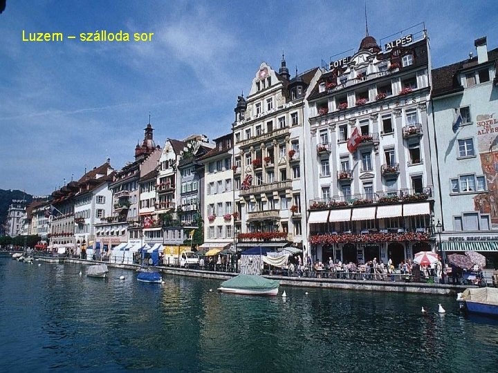 Luzern – szálloda sor 