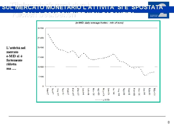 Titelmasterformat durch SUL MERCATO MONETARIO L’ATTIVITA’ SI E’ SPOSTATA DALLA COMPONENTE NON GARANTITA…. Klicken