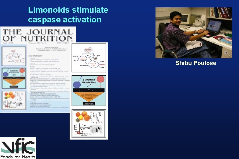 Limonoids stimulate caspase activation Shibu Poulose Limonoids stimulate caspase activation Shibu Poulose