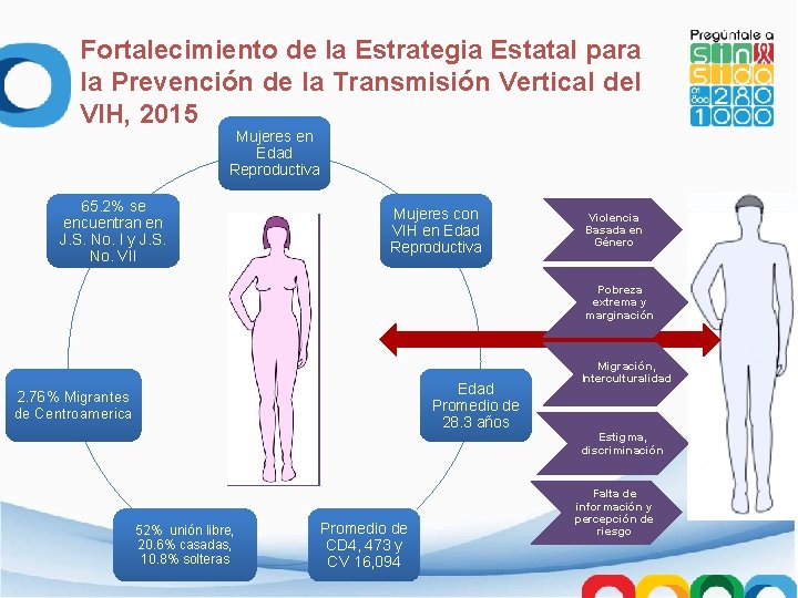 Fortalecimiento de la Estrategia Estatal para la Prevención de la Transmisión Vertical del VIH,