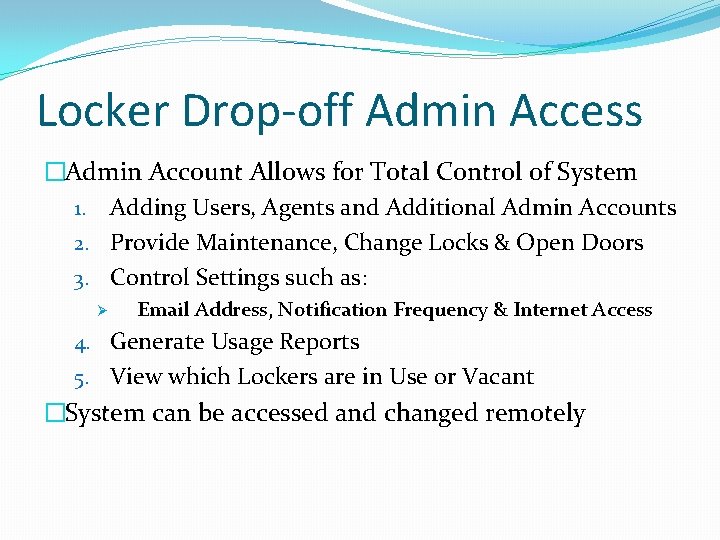 Intelligent Package Delivery System Don Mc Carty Manager