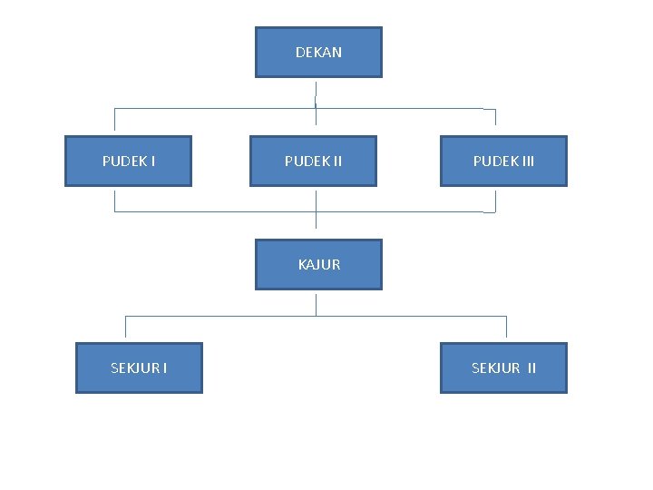 DEKAN PUDEK III KAJUR SEKJUR II 