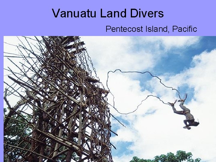 Vanuatu Land Divers Pentecost Island, Pacific 