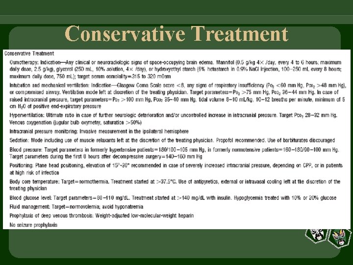 Conservative Treatment 