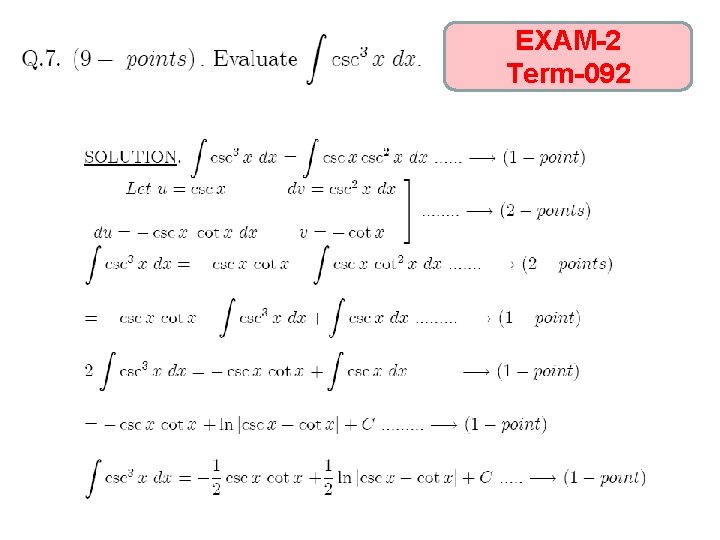 EXAM-2 Term-092 