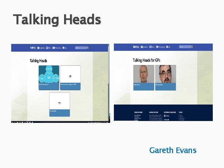 Talking Heads Gareth Evans Talking Heads Gareth Evans