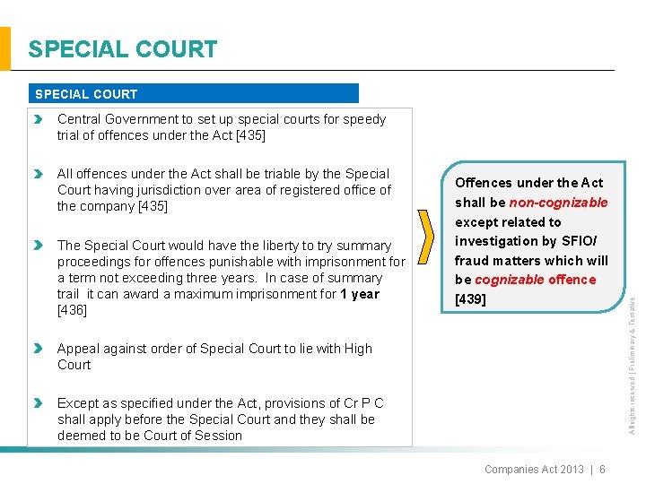 SPECIAL COURT All offences under the Act shall be triable by the Special Court