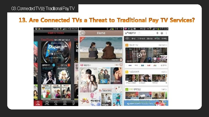 03. Connected TV와 Traditional Pay TV 