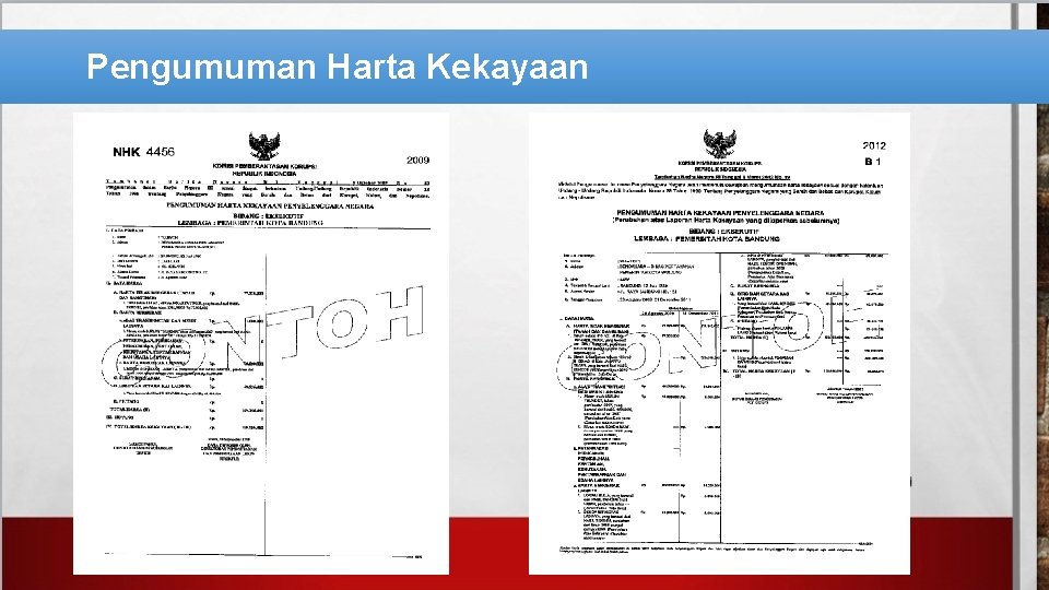 Pengumuman Harta Kekayaan 