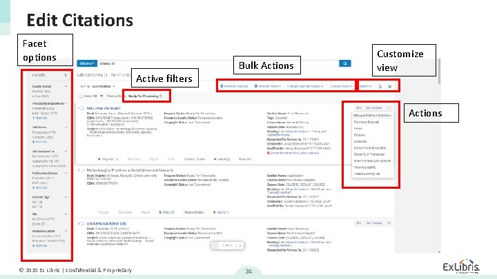 Intro To Library Workflows Ex Libris Confidential