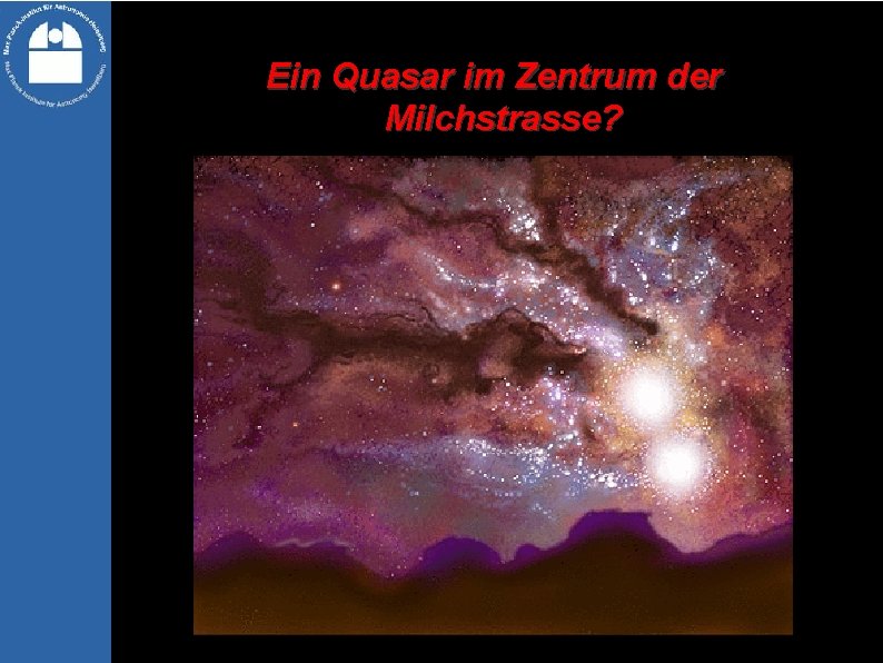 Ein Quasar im Zentrum der Milchstrasse? 