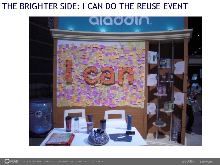 THE BRIGHTER SIDE: I CAN DO THE REUSE EVENT 