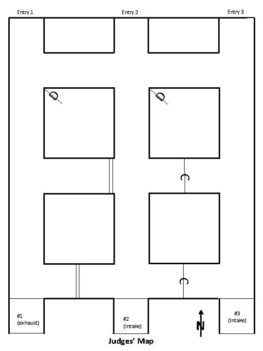 Entry 3 Entry 2 D D Entry 1 C C #2 (Intake) Judges’ Map