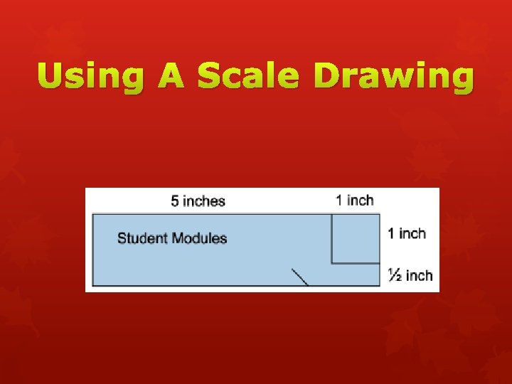 Using A Scale Drawing 