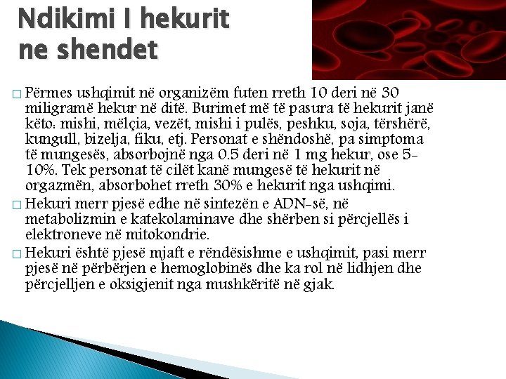 Projekt Kimi Tema Hekuri element kimik me vlera