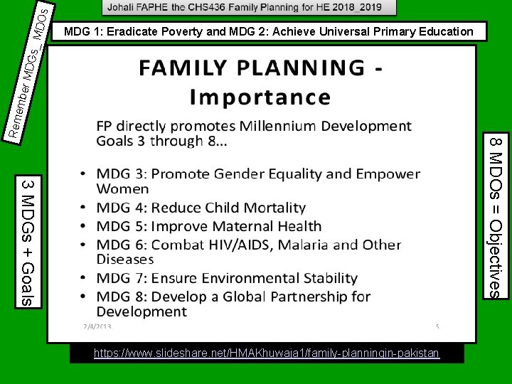 DOs s_ M 3 MDGs + Goals 8 MDOs = Objectives Rem embe r DOs s_ M 3 MDGs + Goals 8 MDOs = Objectives Rem embe r