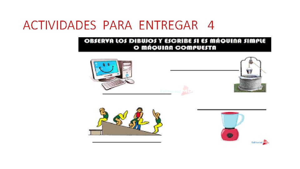 ACTIVIDADES PARA ENTREGAR 4 