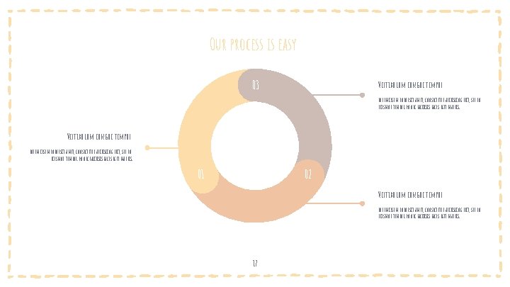 Our process is easy 03 Vestibulum congue tempus Lorem ipsum dolor sit amet, consectetur Our process is easy 03 Vestibulum congue tempus Lorem ipsum dolor sit amet, consectetur
