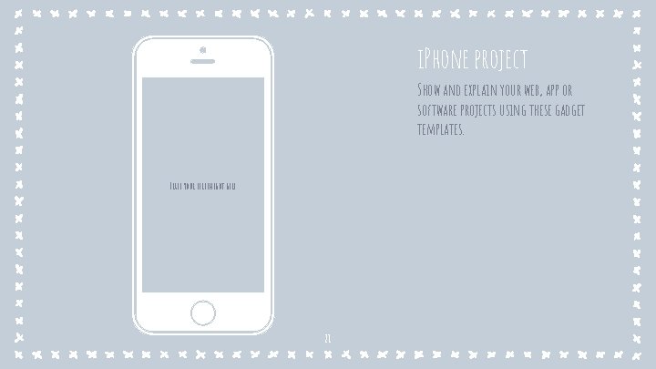 i. Phone project Show and explain your web, app or software projects using these i. Phone project Show and explain your web, app or software projects using these