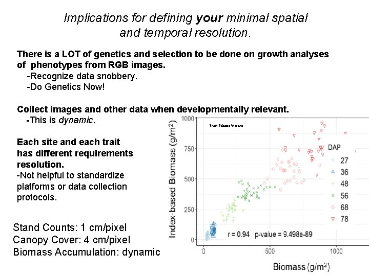 Implications for defining your minimal spatial and temporal resolution. There is a LOT of