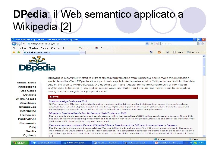 DPedia: il Web semantico applicato a Wikipedia [2] 