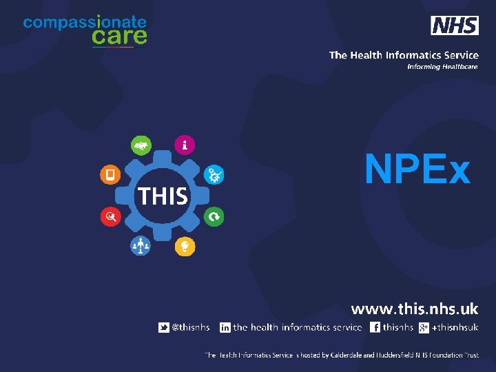 The Health Informatics Service Informing Healthcare NPEx The Health Informatics Service is hosted by