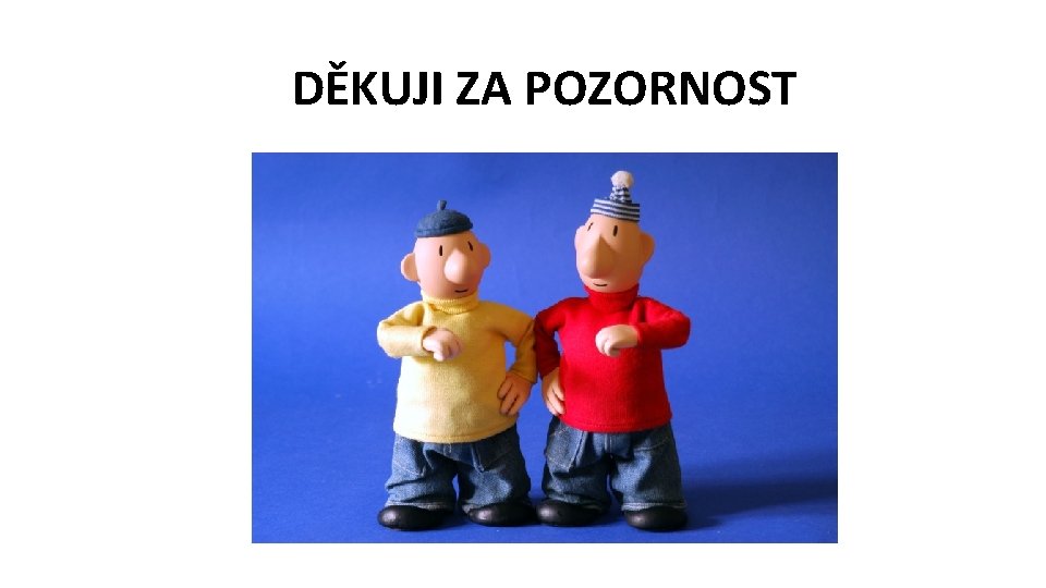 DĚKUJI ZA POZORNOST 