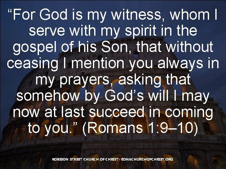 The Power Of God For Salvation Romans 1