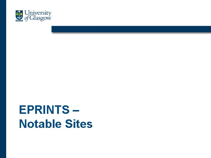 EPRINTS – Notable Sites 