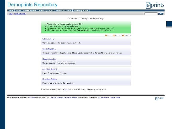 EPrints Demo Server 