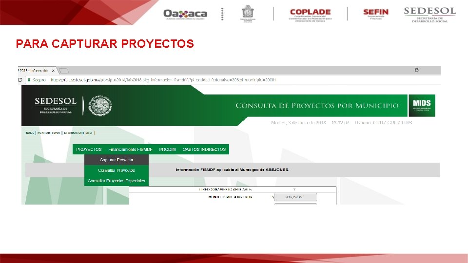 MATRIZ DE INVERSIN PARA EL DESARROLLO SOCIAL QUE