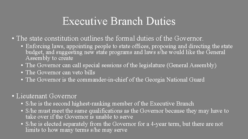 Executive Branch What Is The Main Responsibility Of The Judicial