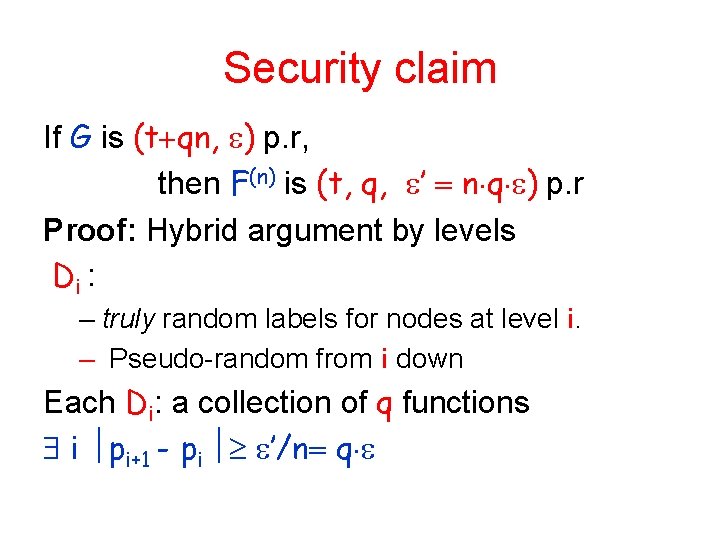 Foundations Of Cryptography Lecture 9 Pseudorandom Functions And