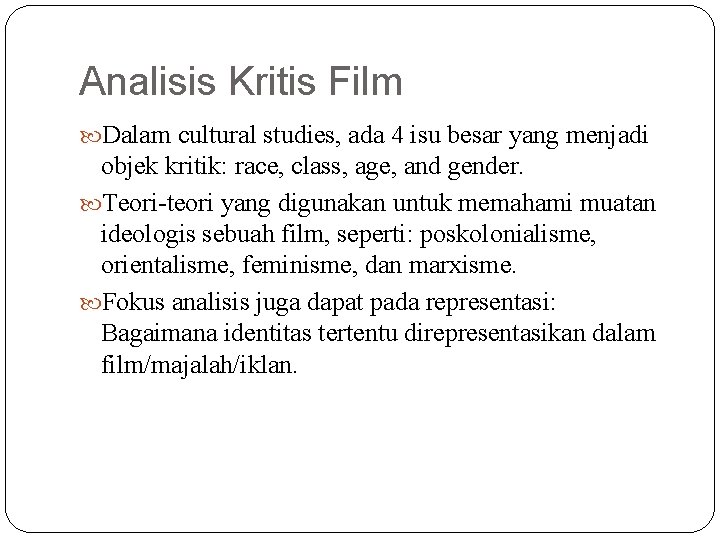 Analisis Film Populer Sumber Storey J 1996 Cultural