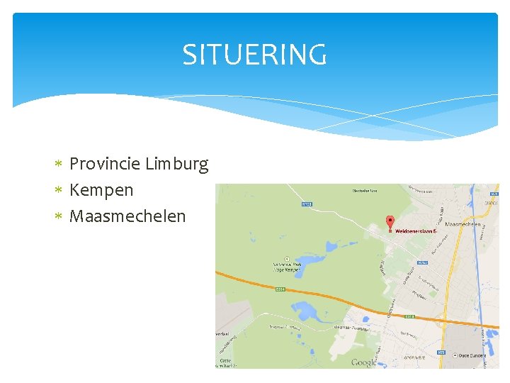 SITUERING Provincie Limburg Kempen Maasmechelen 