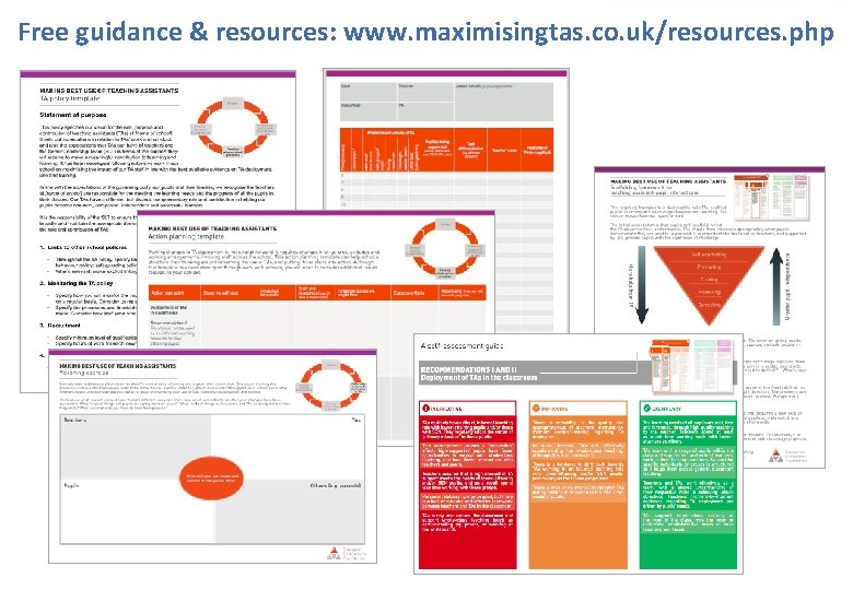 Free guidance & resources: www. maximisingtas. co. uk/resources. php Free guidance & resources: www. maximisingtas. co. uk/resources. php