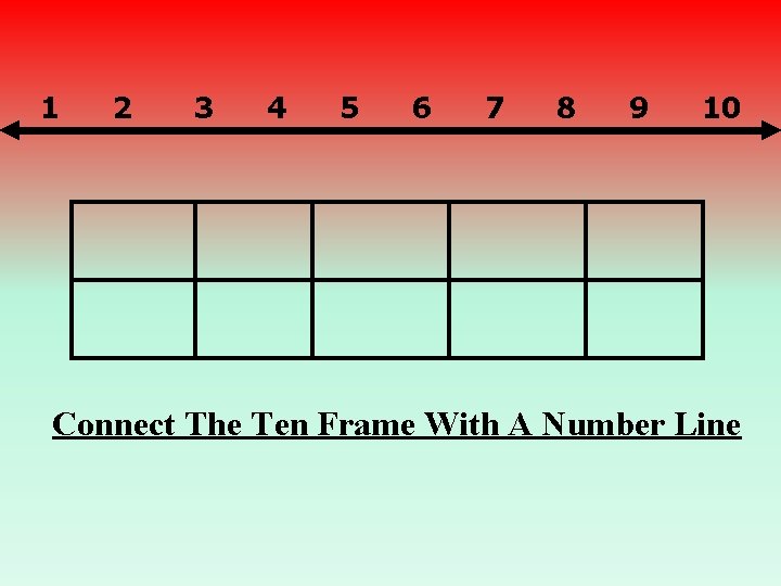 1 2 3 4 5 6 7 8 9 10 Connect The Ten Frame
