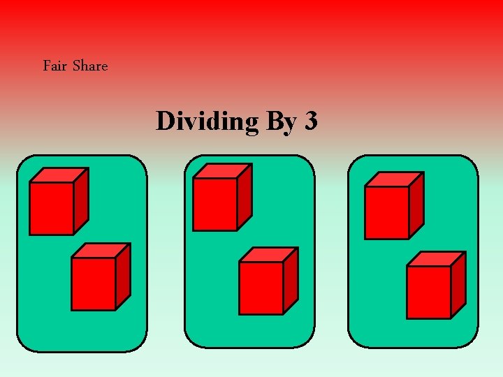 Fair Share Dividing By 3 