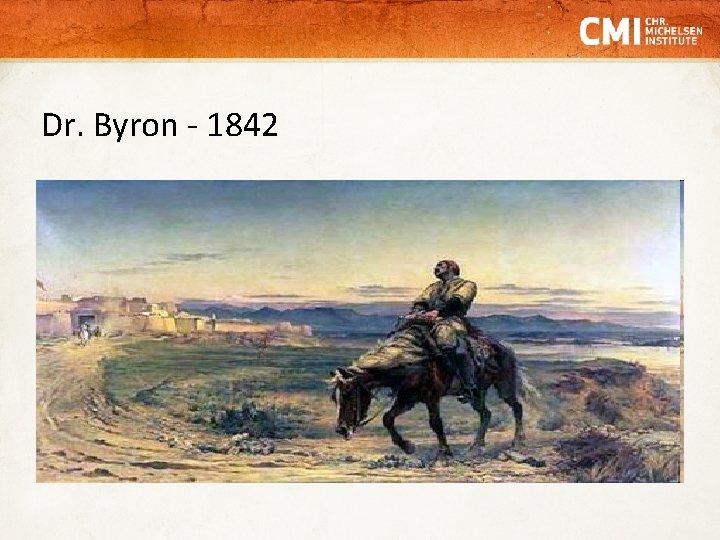 Dr. Byron - 1842 