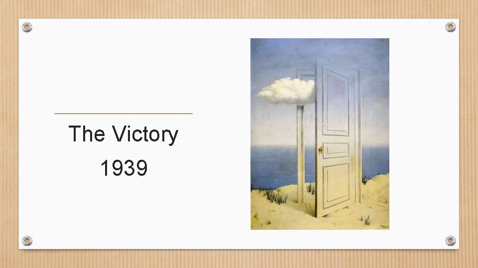 The Victory 1939 The Victory 1939