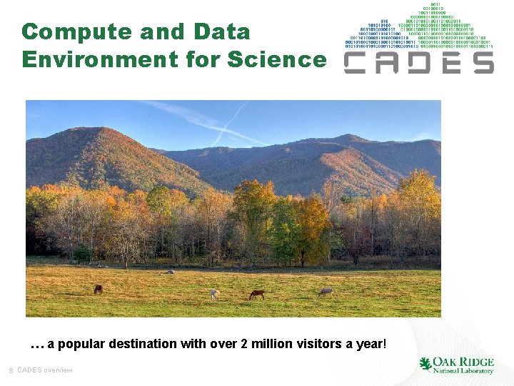 Compute and Data Environment for Science … a popular destination with over 2 million